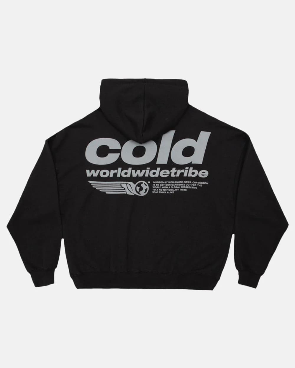 TRIBE HOODIE BLACK by COLD CULTURE