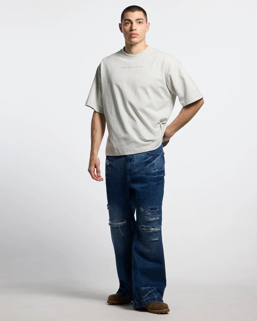 COSMOS ARC TEE LIGHT GREY 4