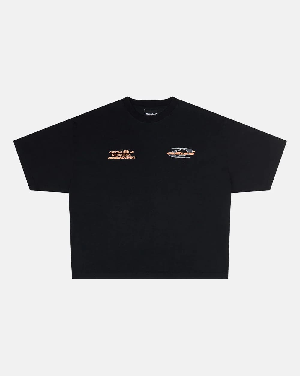 DYNAMIC TEE BLACK AND ORANGE 3