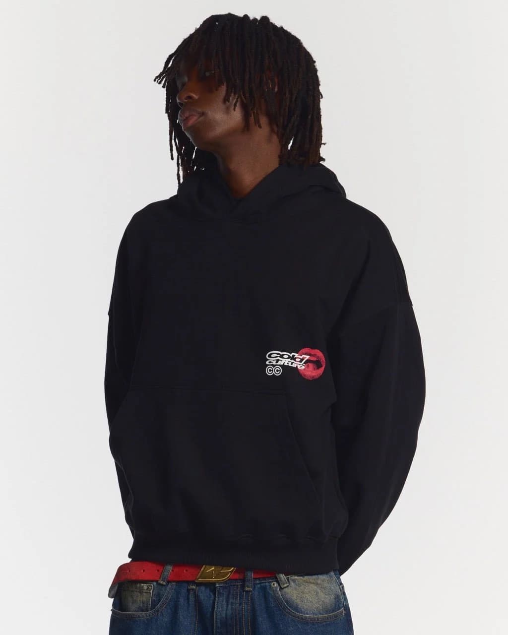 LIP COMBO HOODIE BLACK 4