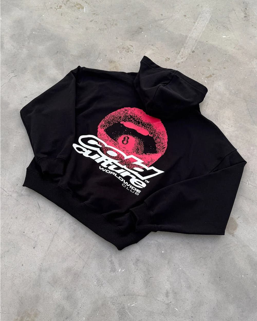 LIP COMBO HOODIE BLACK 7