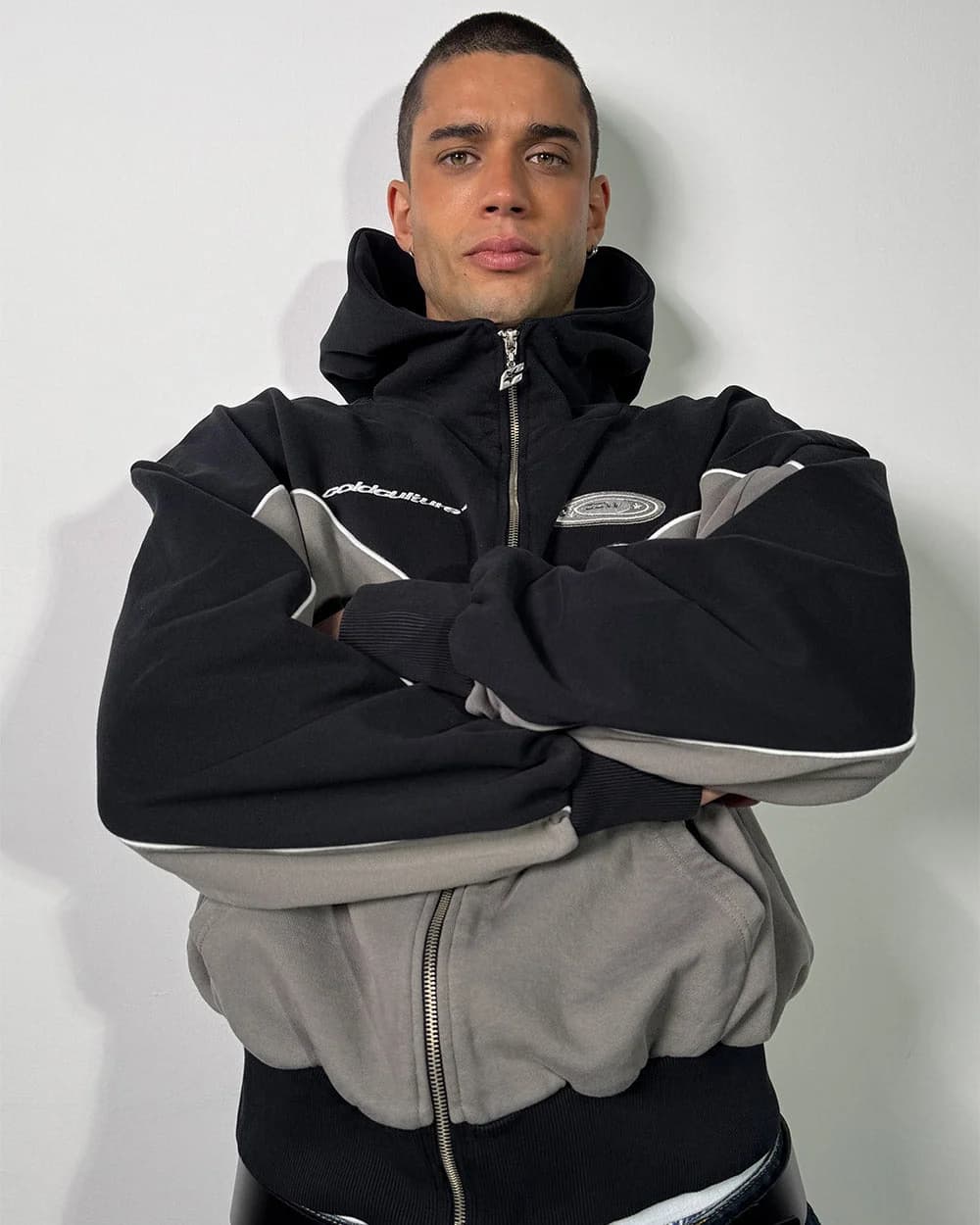 NO RISK ZIP HOODIE BLACK 7