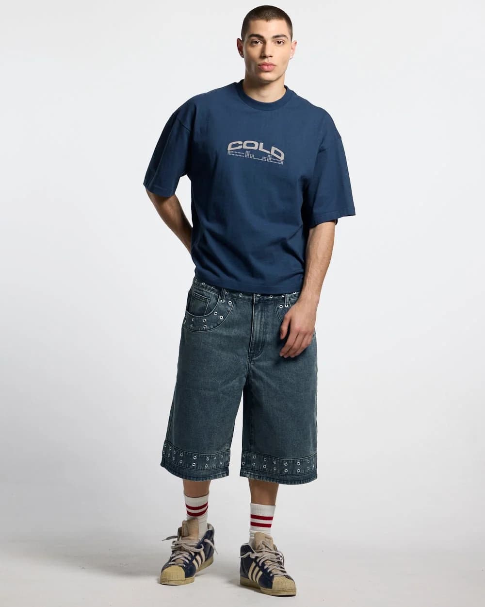 DOTS CLUB TEE BLUE 4