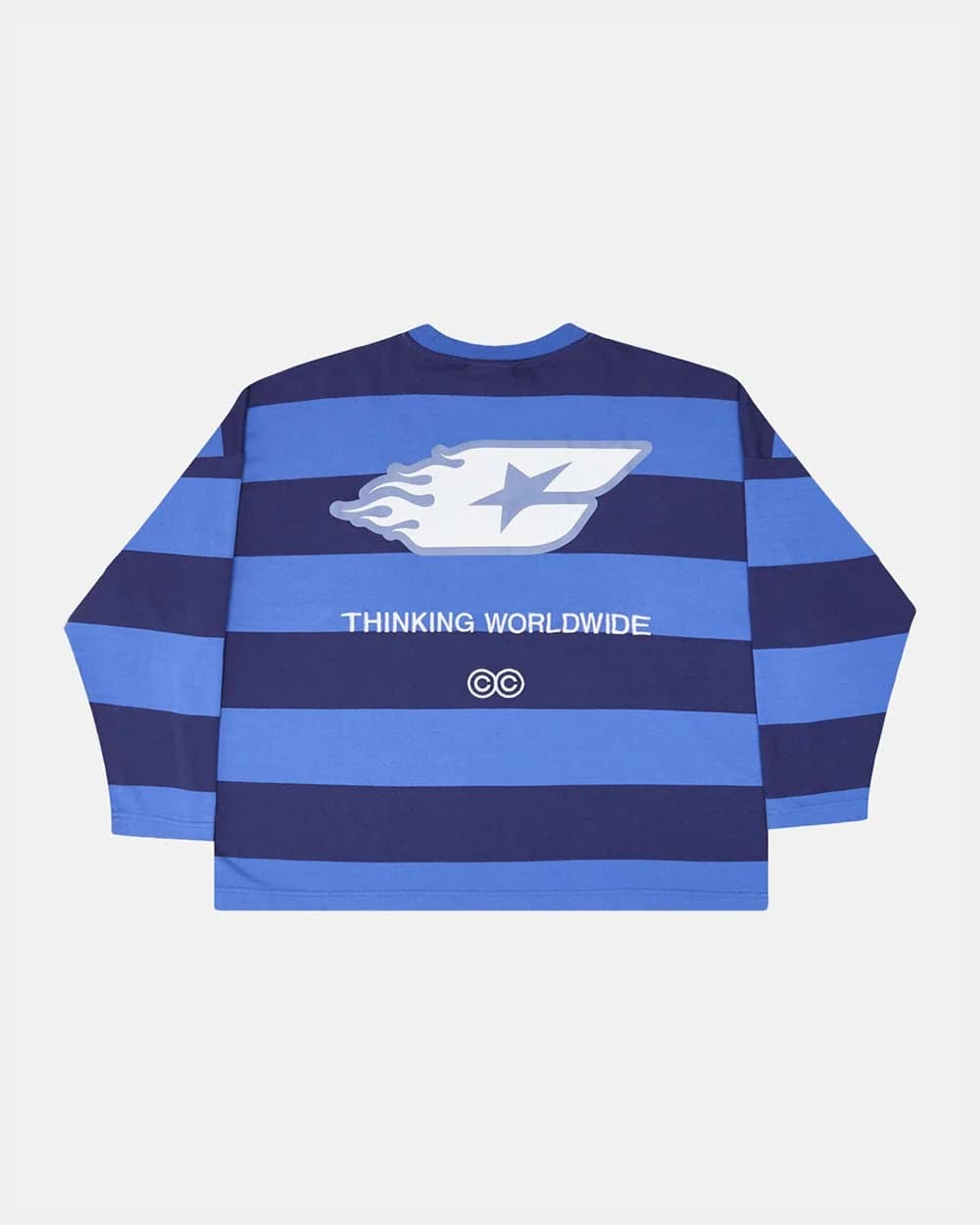BURNIN STRIPES LONGSLEEVE BLUE by COLD CULTURE