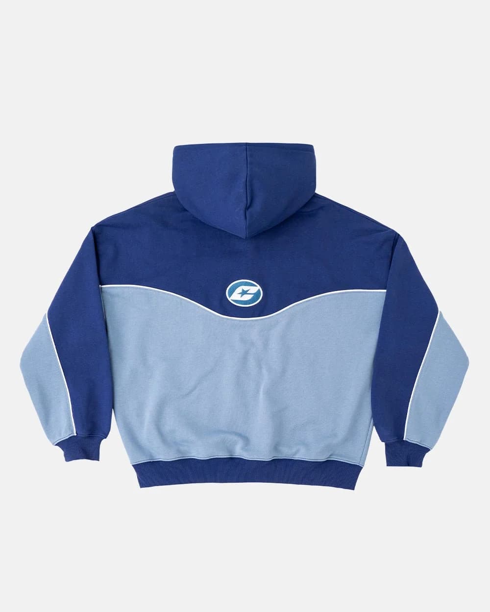 NO RISK ZIP HOODIE BLUE SCALE 3