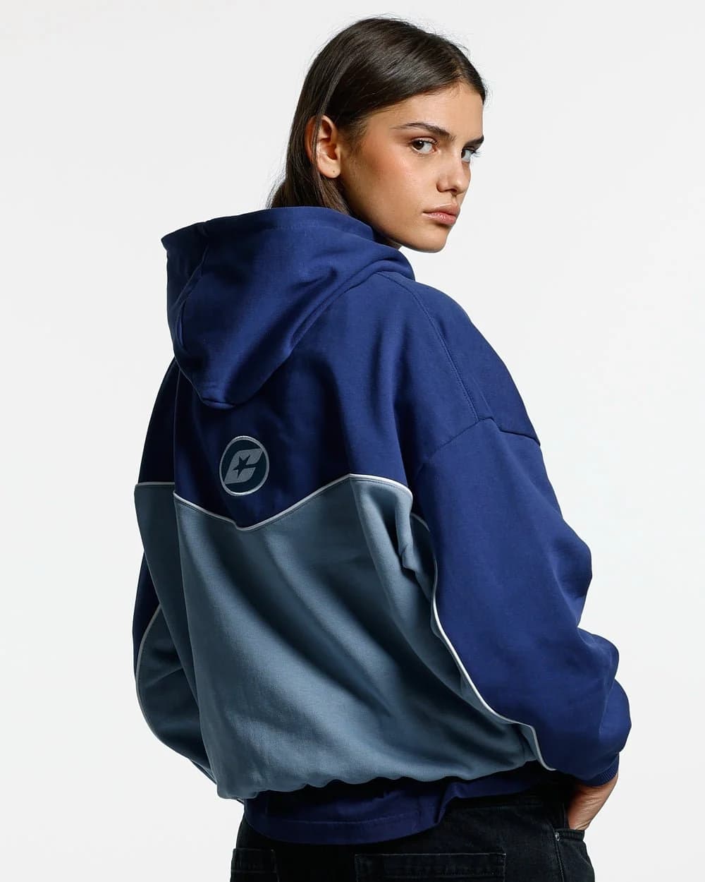 NO RISK ZIP HOODIE BLUE SCALE 6