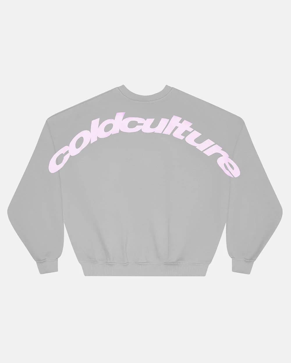 CURVED CREWNECK GREY by COLD CULTURE