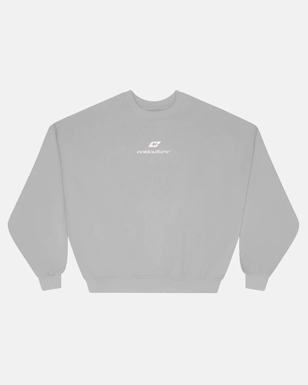 CURVED CREWNECK GREY 2