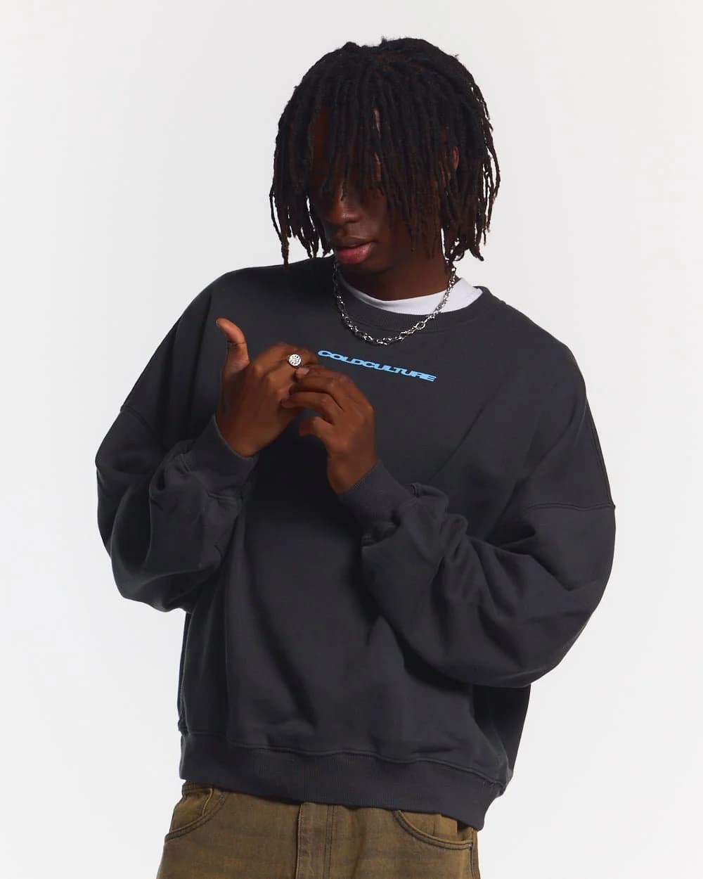 COSMOS ARC CREWNECK INDIA INK 4