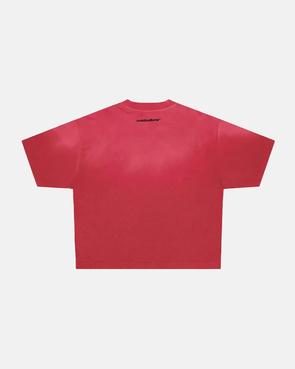 CROSSED SCRIPT TEE RED 3