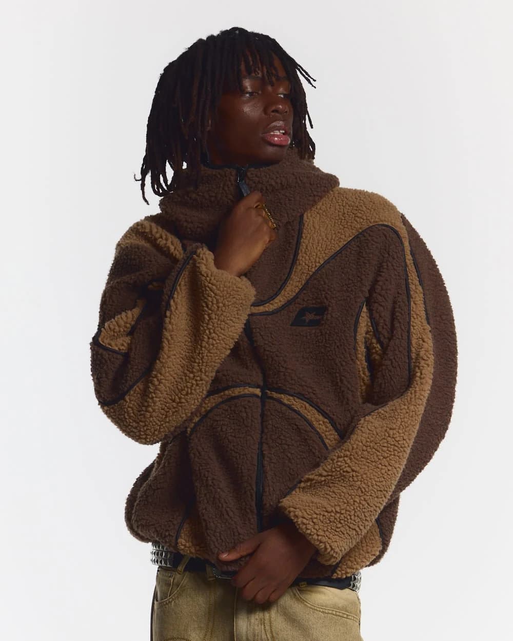 TAKE OFF FLEECE BROWN by COLD CULTURE