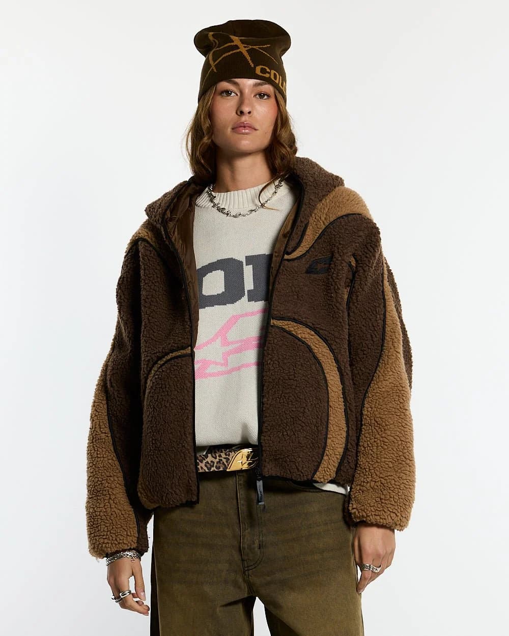 TAKE OFF FLEECE BROWN 5