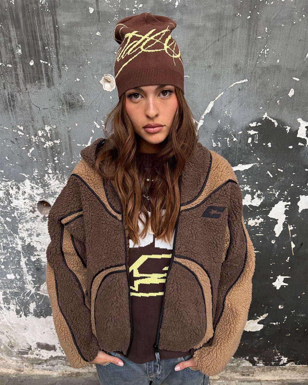 TAKE OFF FLEECE BROWN 7