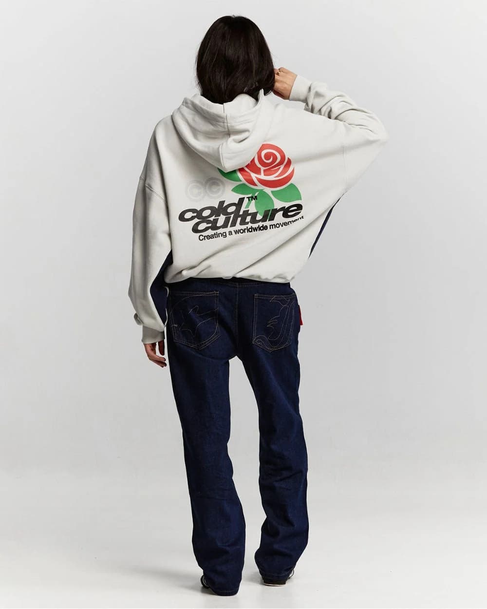 ROSE HOODIE PEARL GREY 5