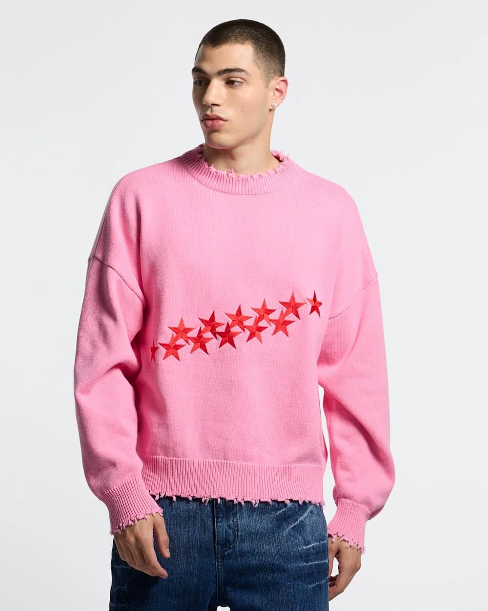 STARS KNIT PINK 2