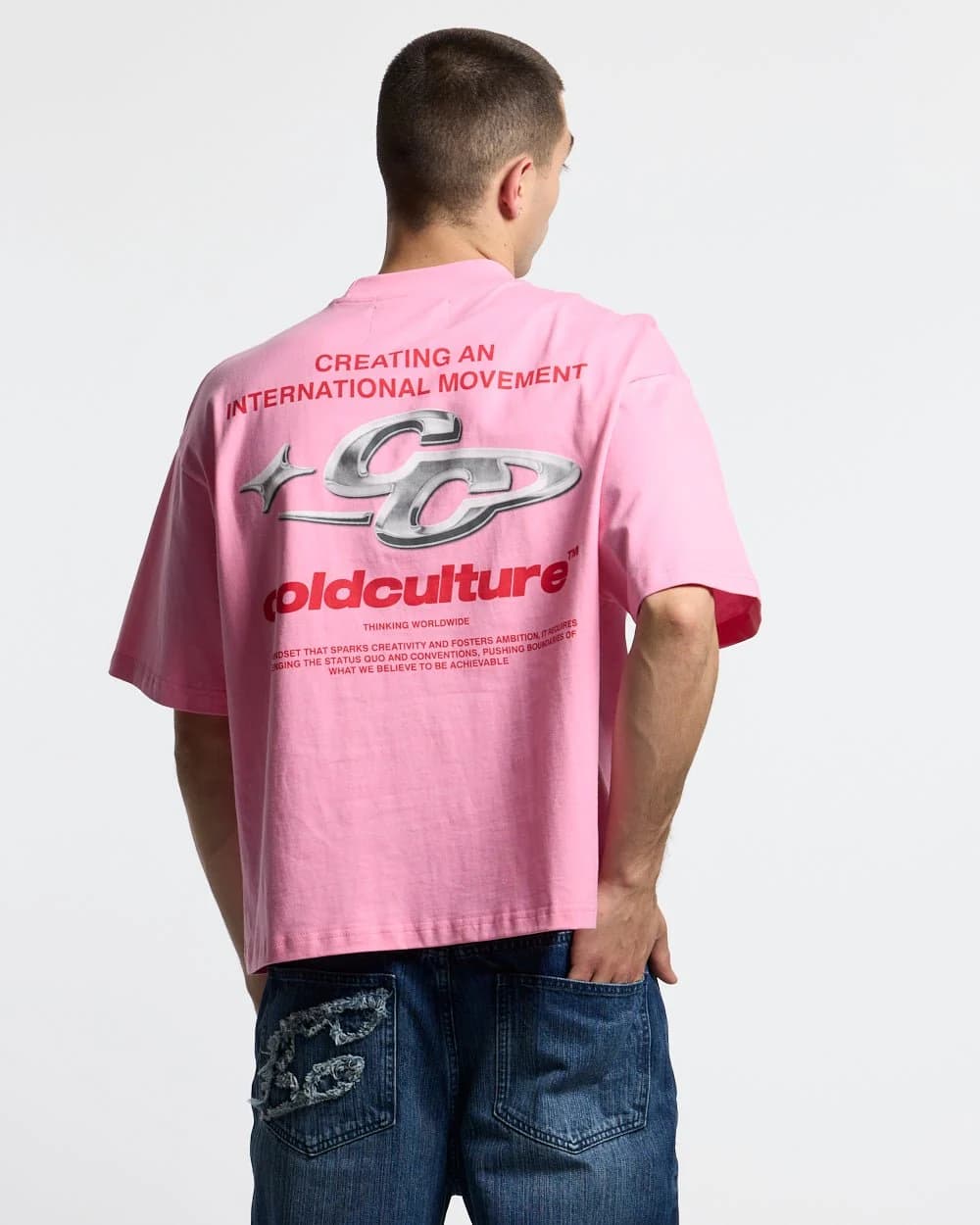 SPARKLY TEE PINK 2