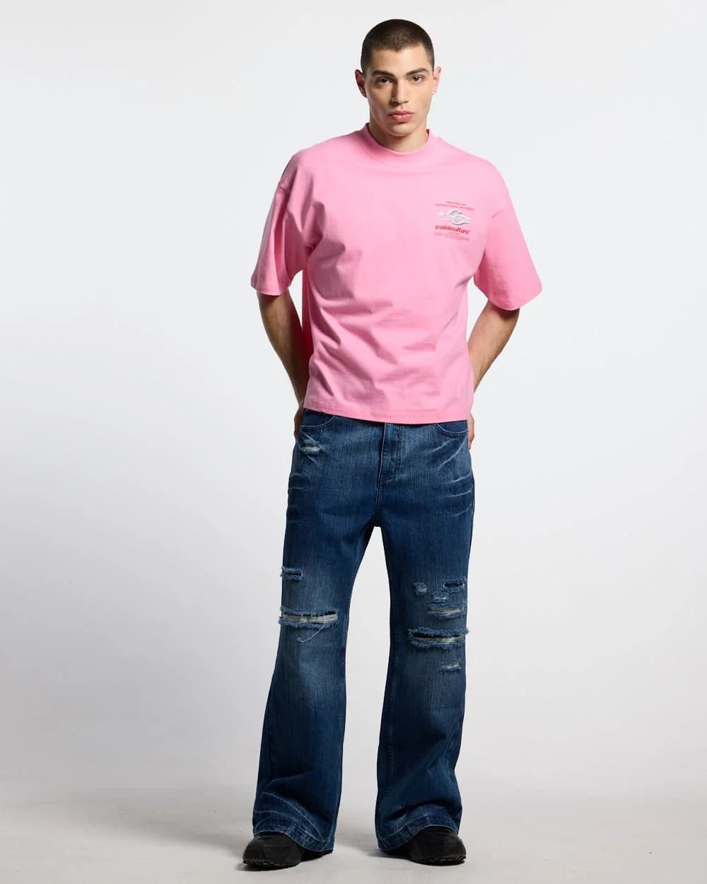 SPARKLY TEE PINK 4