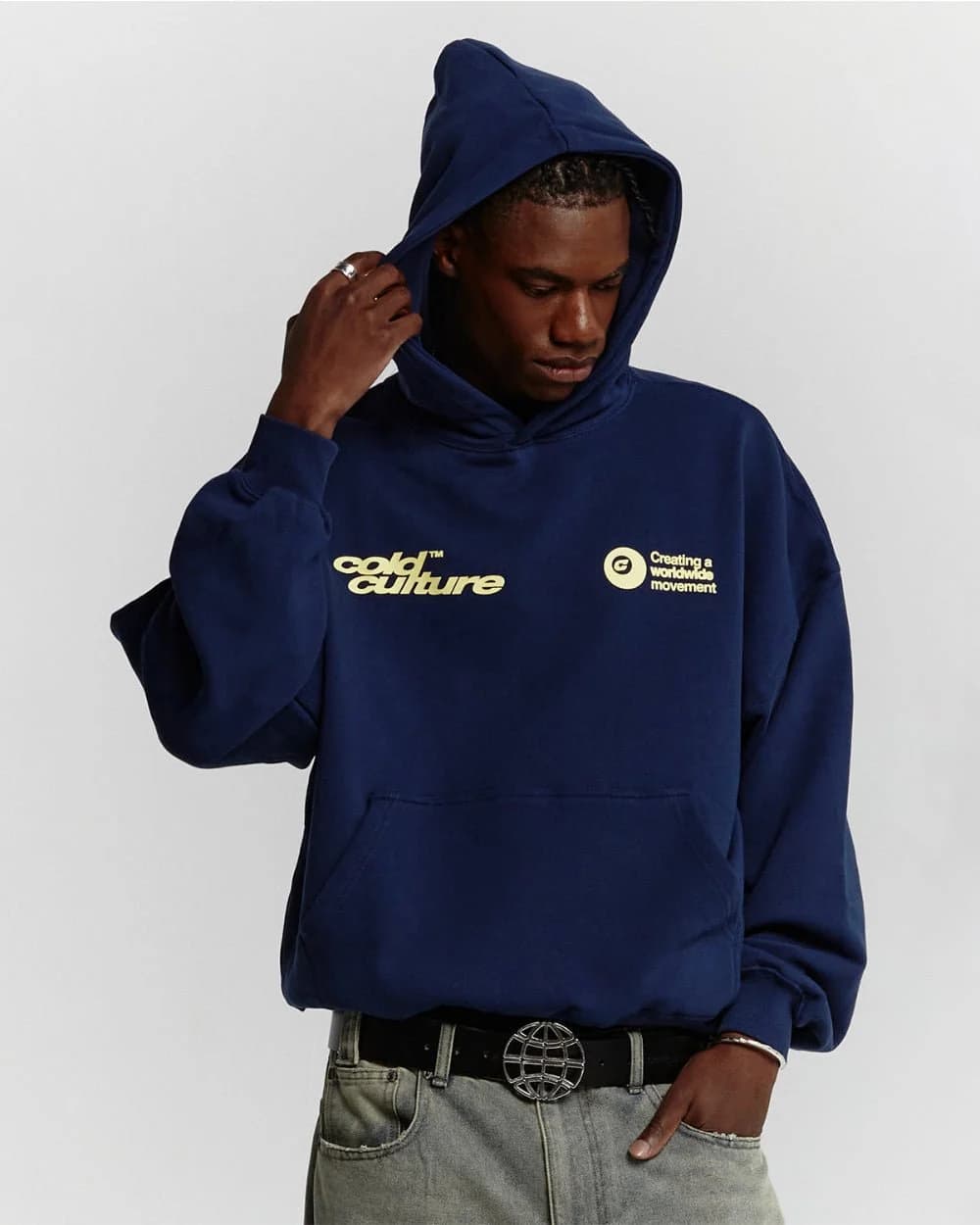 PLAYING HORSE HOODIE NAUTICAL BLUE 4