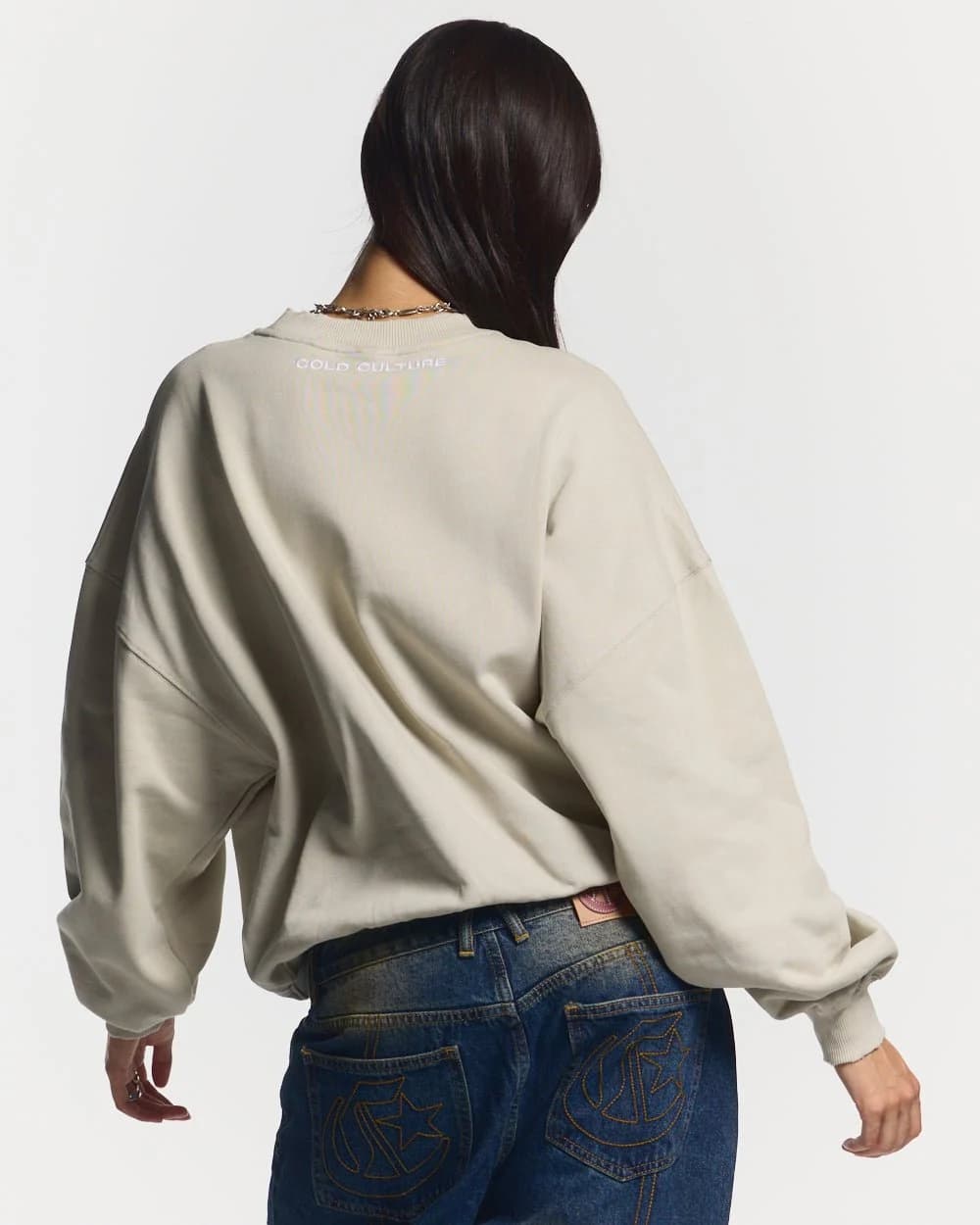 STARS CREWNECK PALE GREY 6