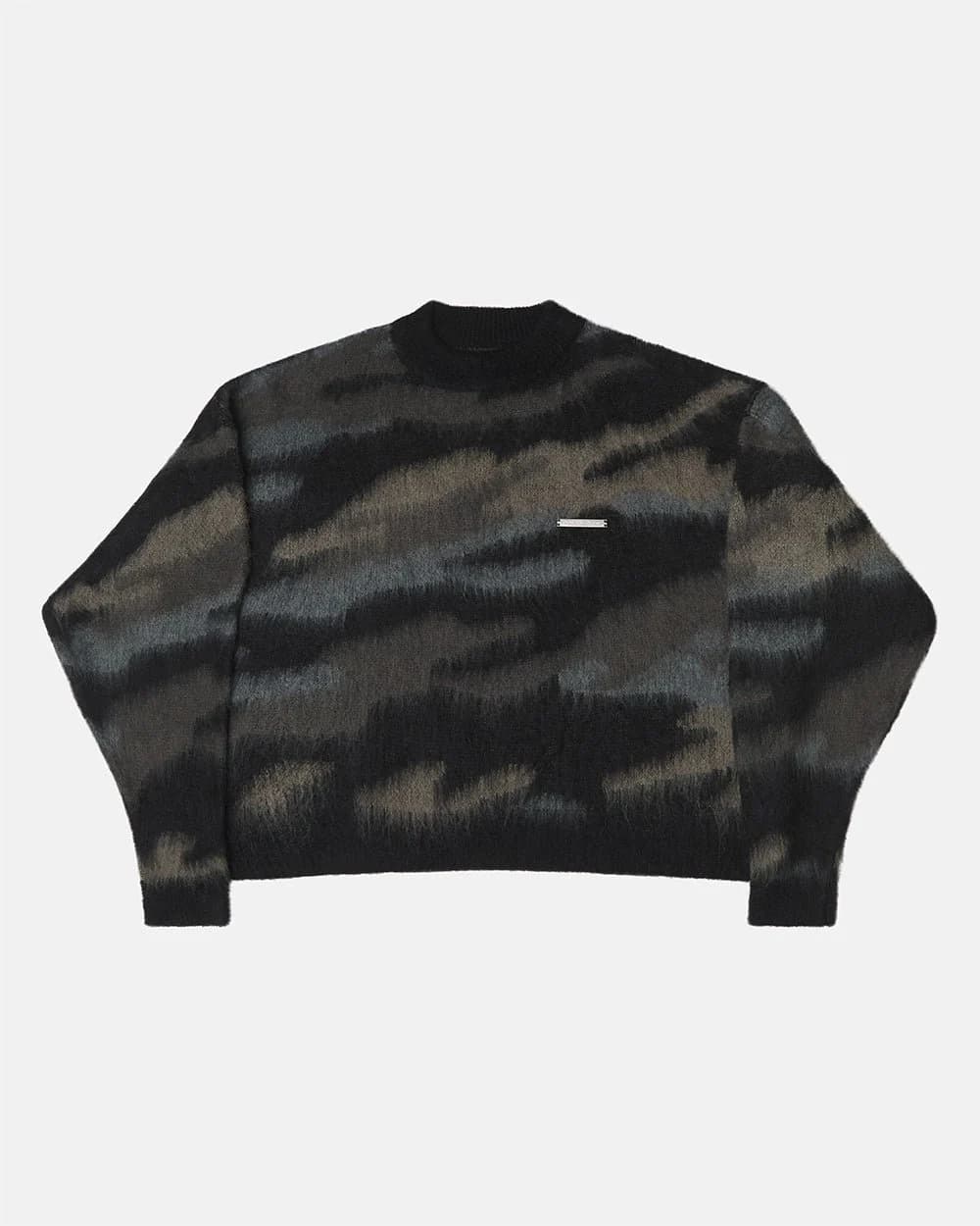 CAMO KNITWEAR DARK BROWN by COLD CULTURE