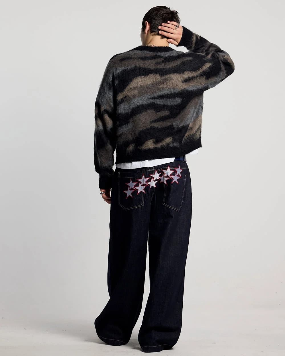CAMO KNITWEAR DARK BROWN 4