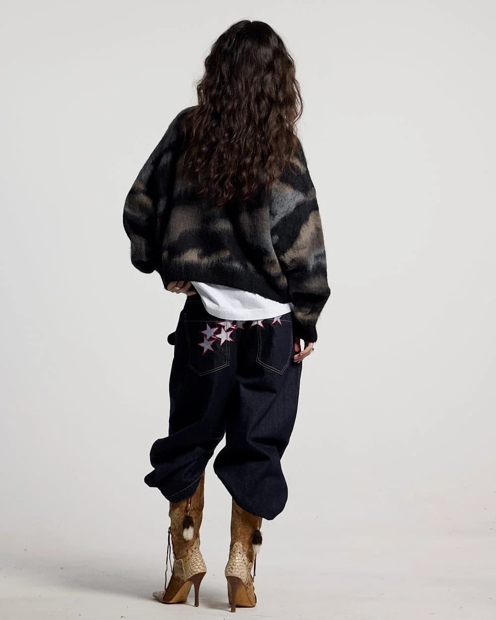 CAMO KNITWEAR DARK BROWN 6