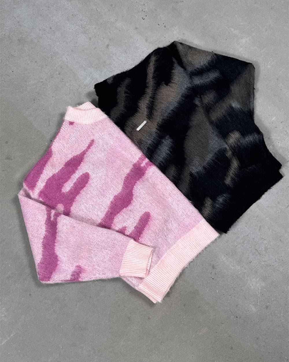 CAMO KNITWEAR DARK BROWN 8