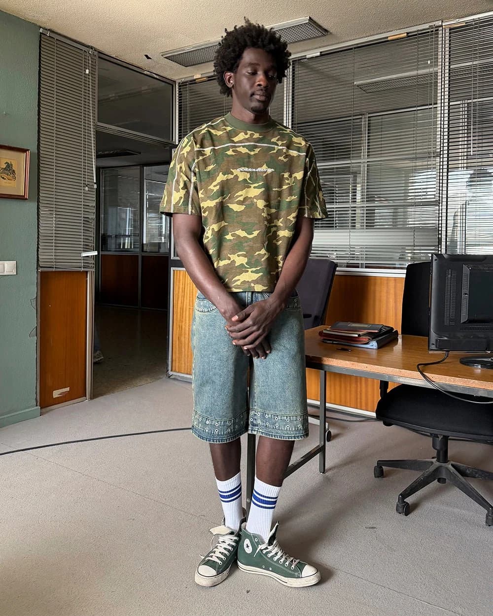 ROLLER TEE CAMO GREEN 6