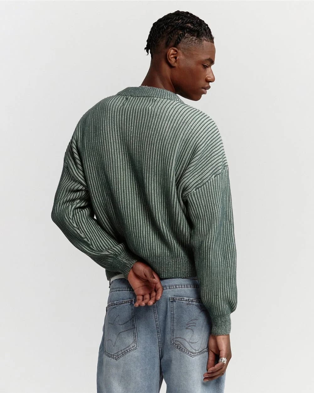 COLD UNIVERSITY KNIT WARM GREEN 4
