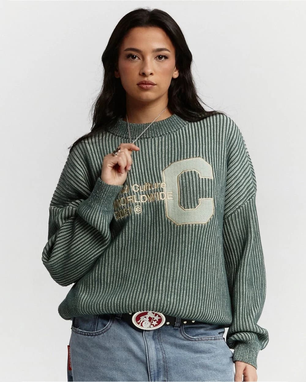 COLD UNIVERSITY KNIT WARM GREEN 5