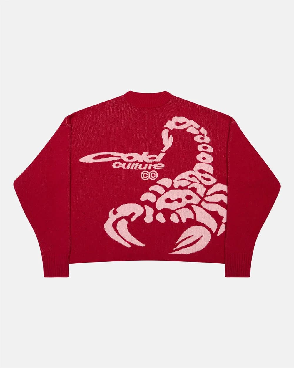 POISON KNIT RED AND SALMON by COLD CULTURE