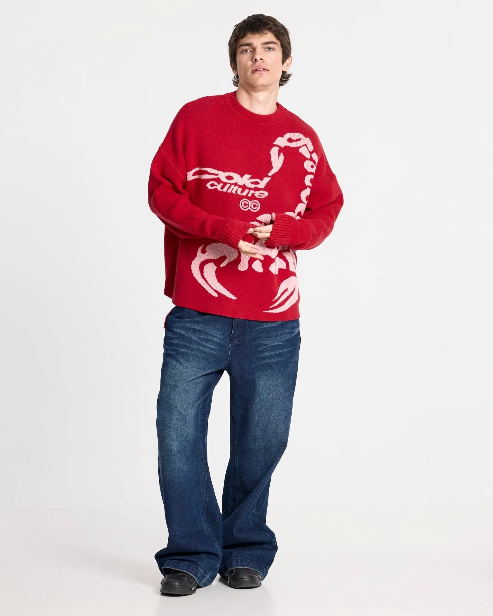 POISON KNIT RED AND SALMON 5