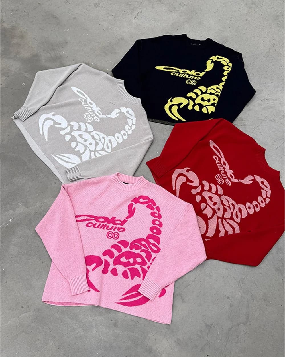POISON KNIT RED AND SALMON 11