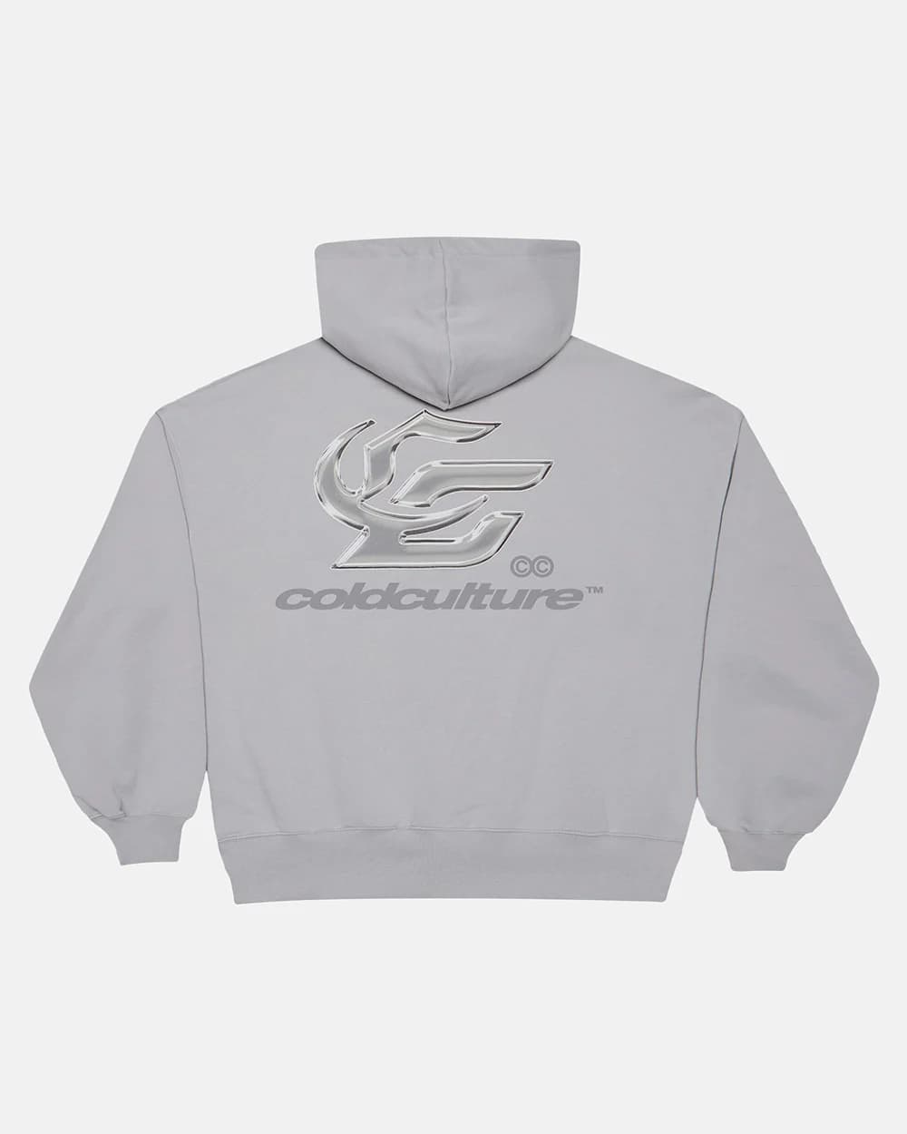 HYPERCHROME HOODIE PEARL GREY by COLD CULTURE
