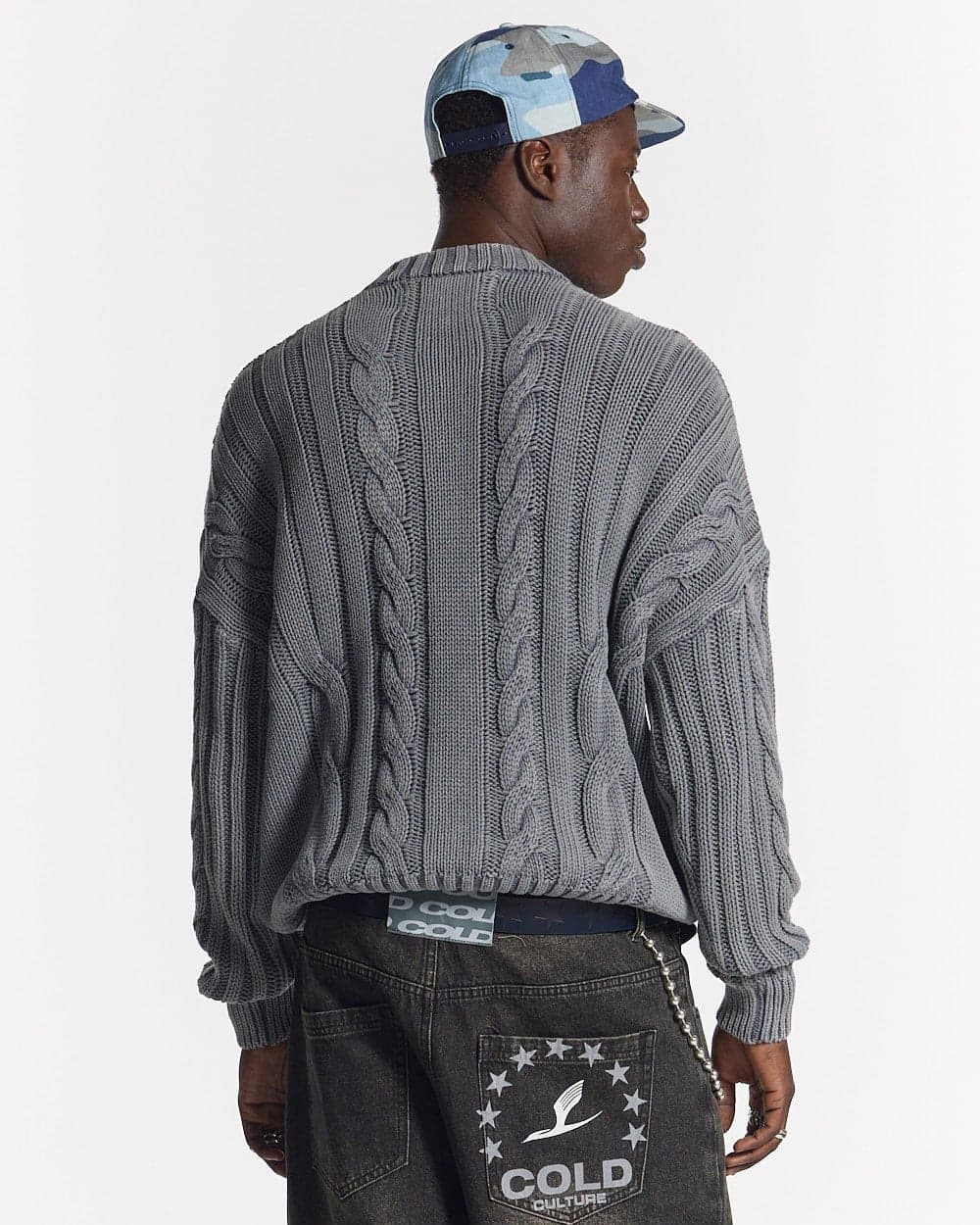 PATTERNED KNIT DUST GREY 4