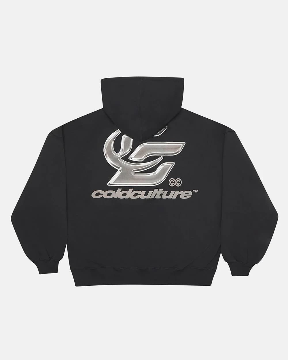HYPERCHROME HOODIE BLACK by COLD CULTURE