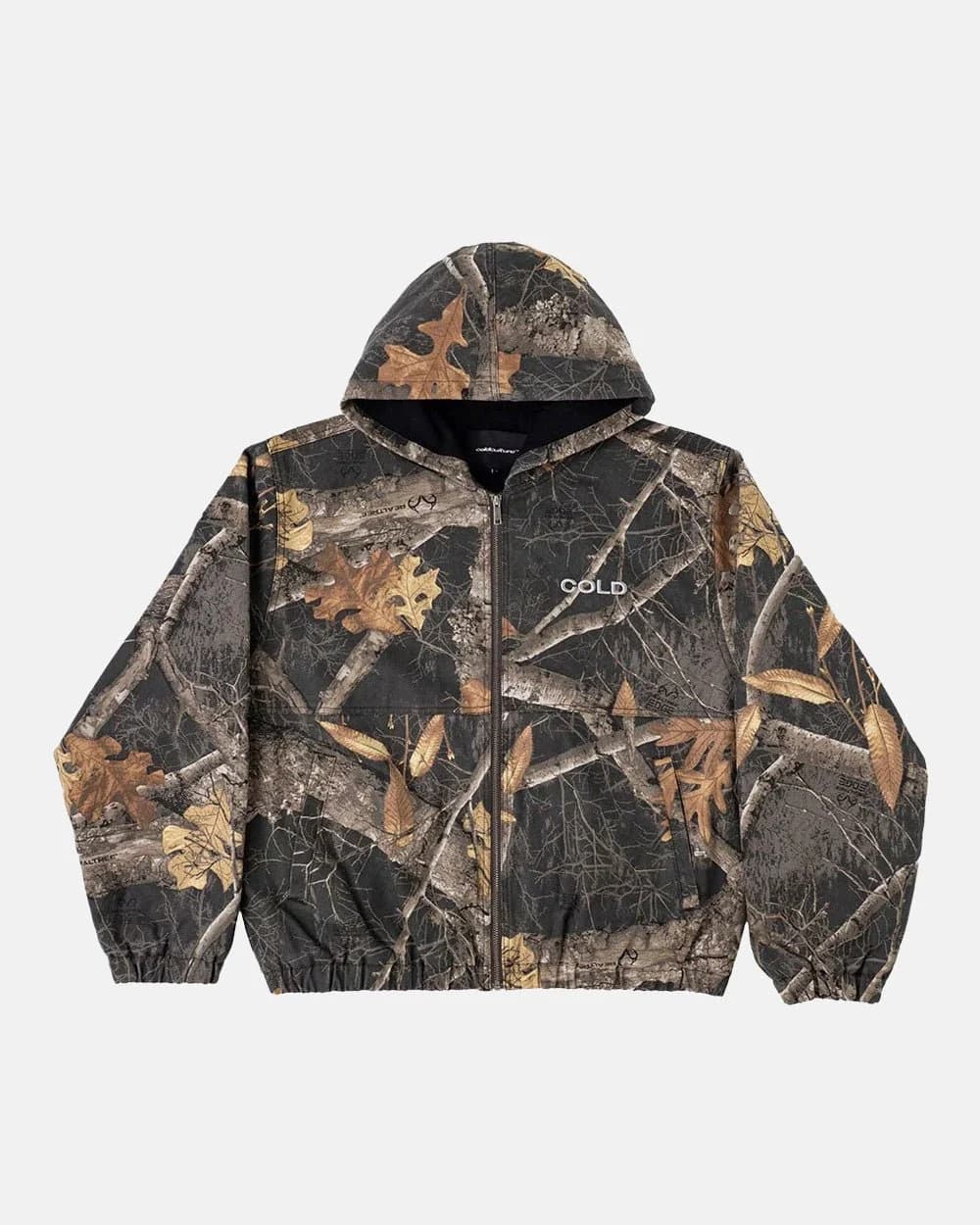 HOODED JACKET REALTREE BLACK 2