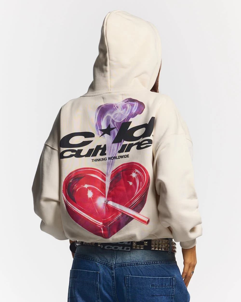 HEART ASHTRAY HOODIE GREY 5
