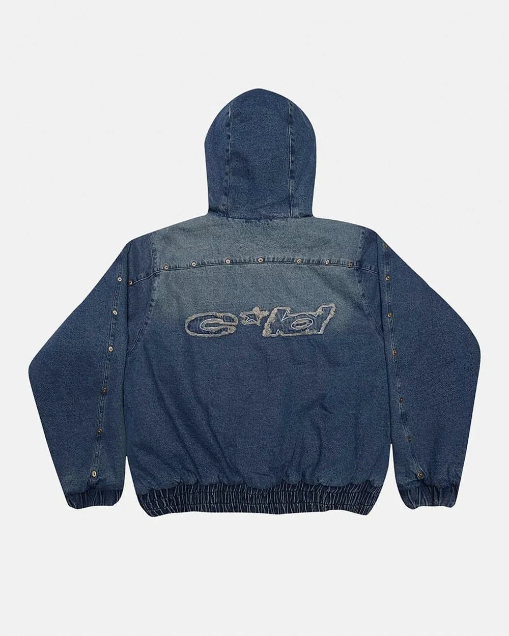 MIKE HOODED JACKET DENIM by COLD CULTURE