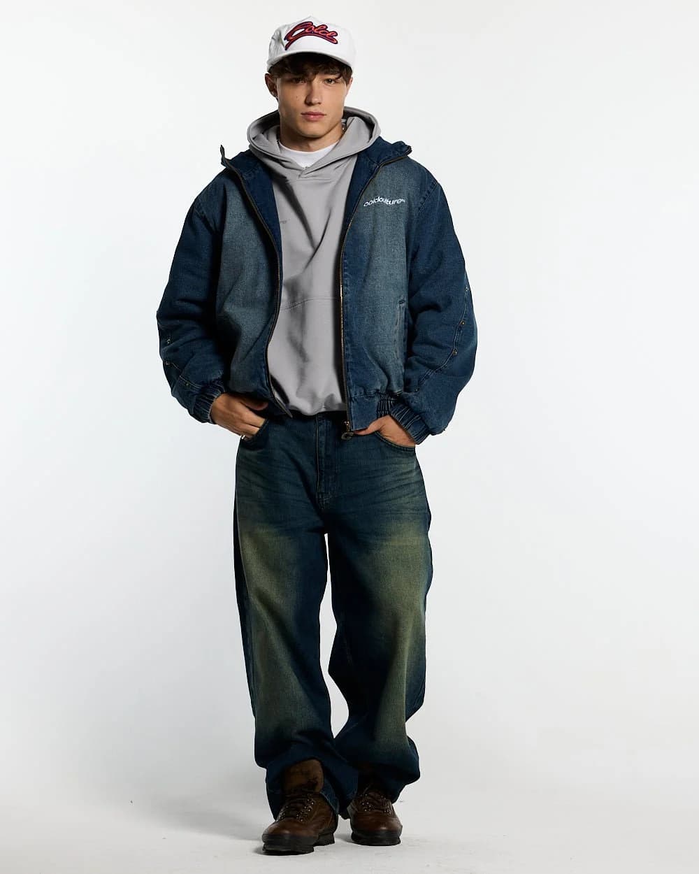MIKE HOODED JACKET DENIM 4