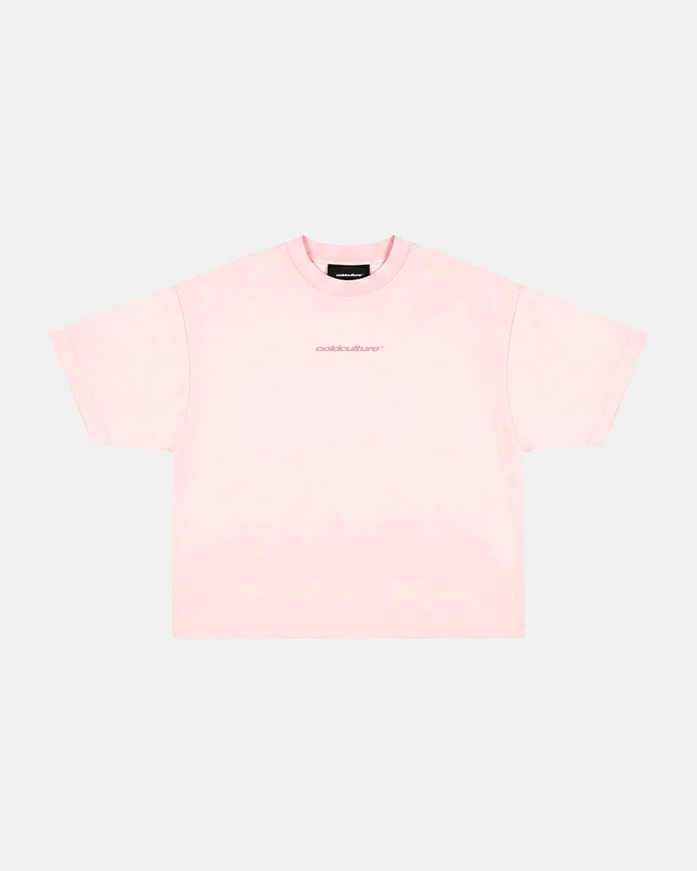 DISTRESS CURVED TEE PINK 3