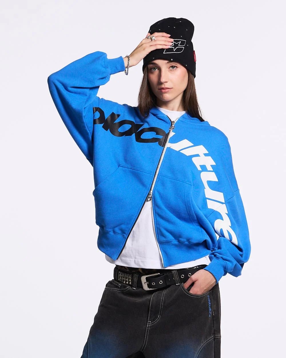 DRIVEN ZIP HOODIE BLUE 5