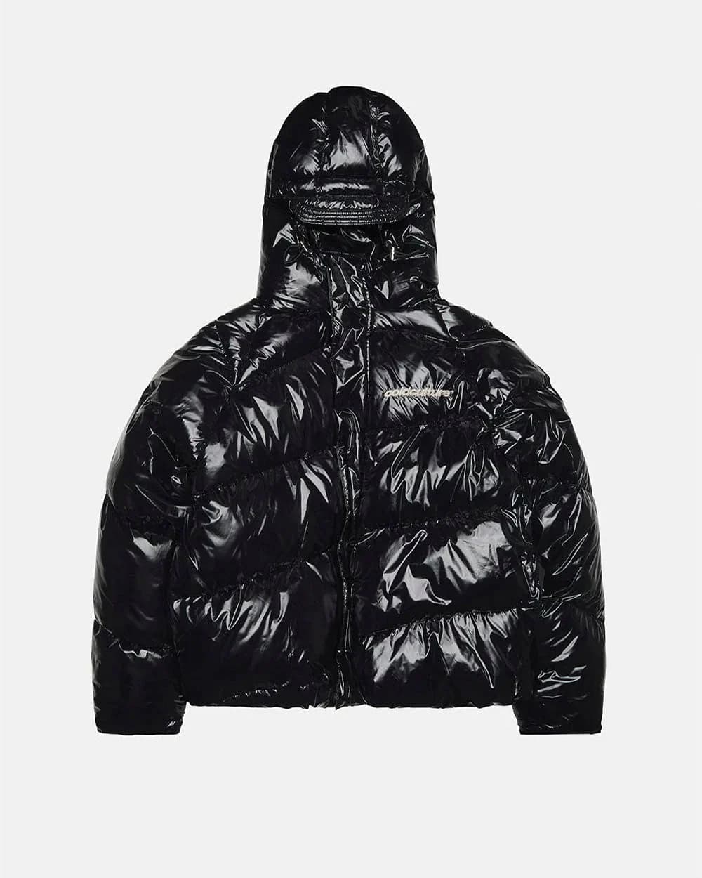SPIRAL PUFFER GLOSSY BLACK 2