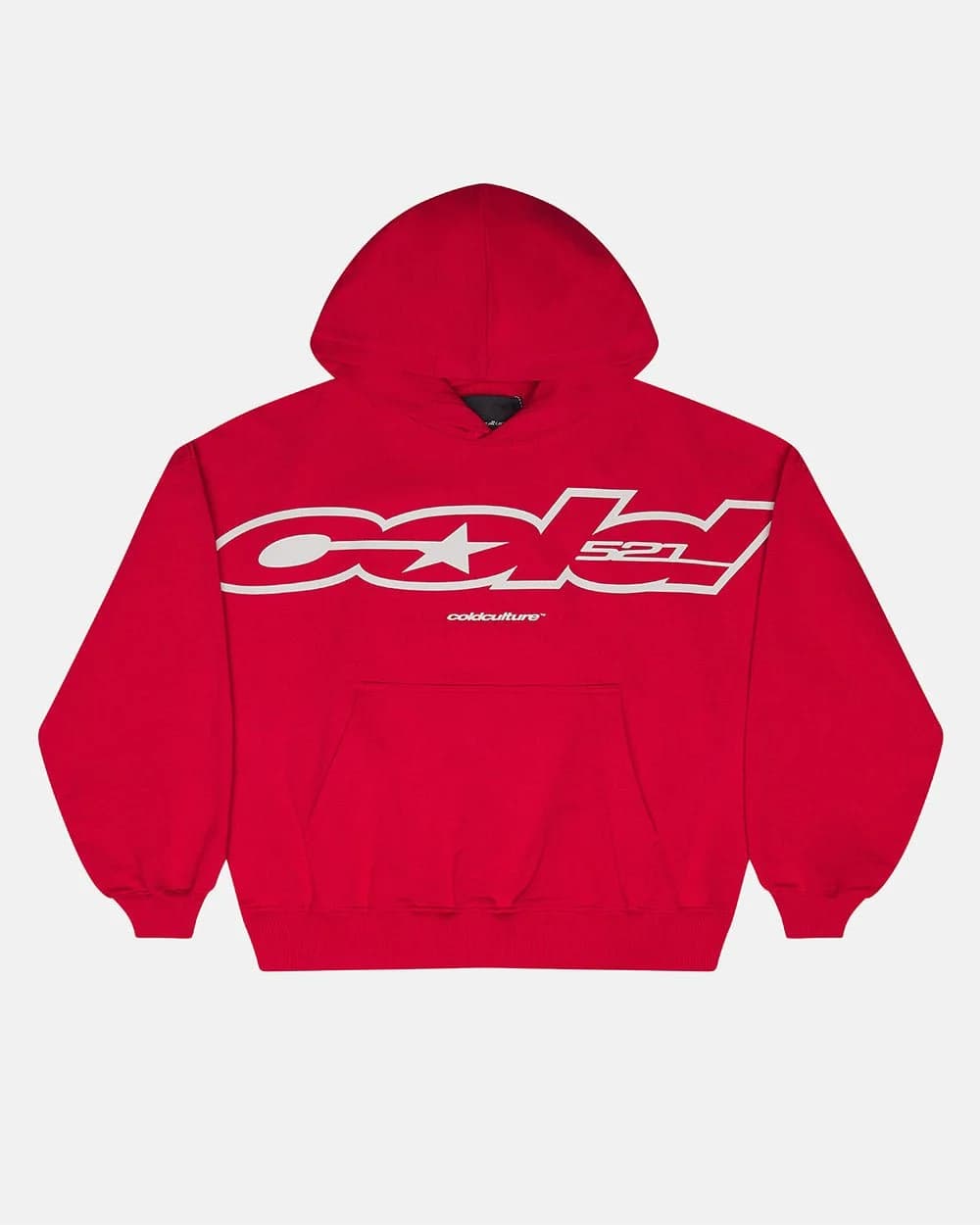 COLD 521 HOODIE RED by COLD CULTURE