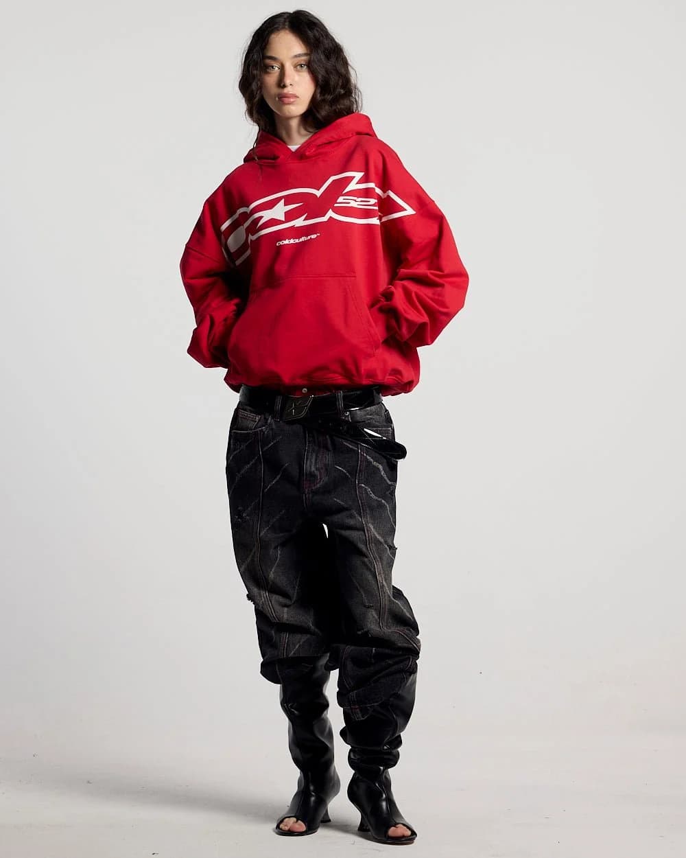 COLD 521 HOODIE RED 5