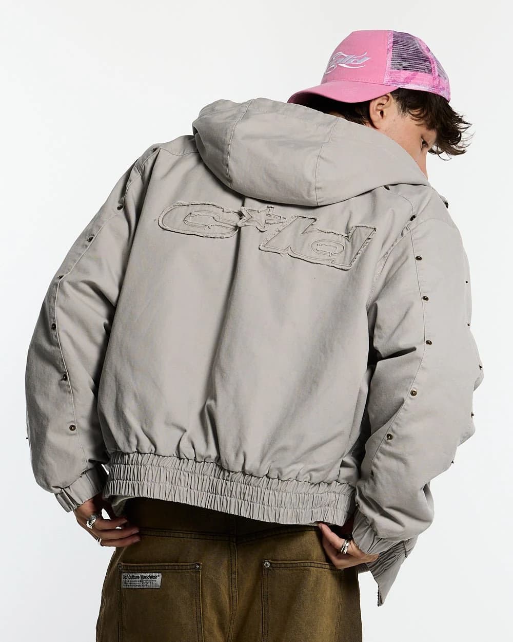 MIKE HOODED JACKET GREY by COLD CULTURE