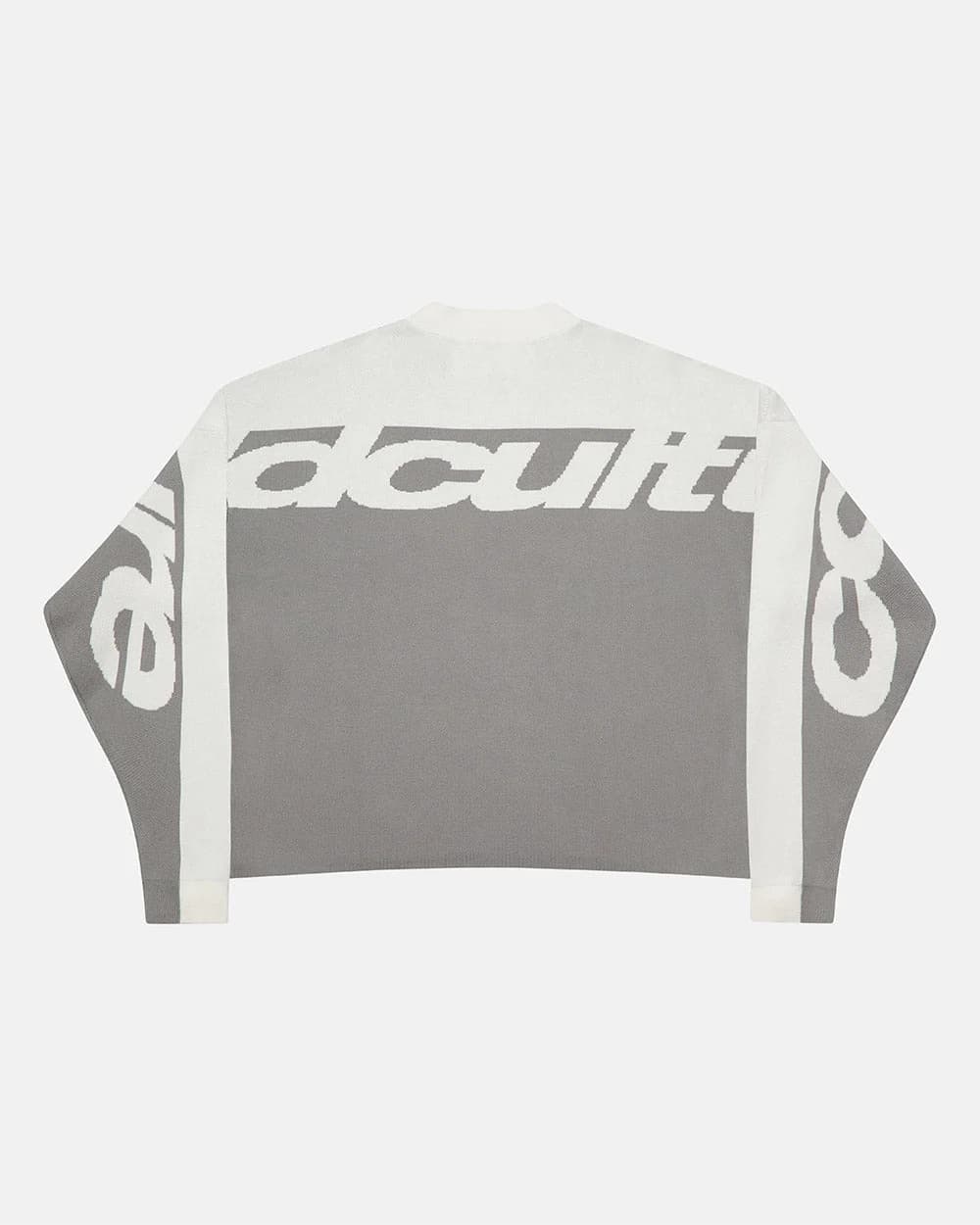 CURVED KNIT GREY & WHITE by COLD CULTURE