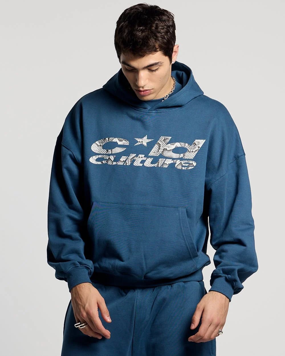 WILD SNAKE HOODIE NAVY BLUE 2