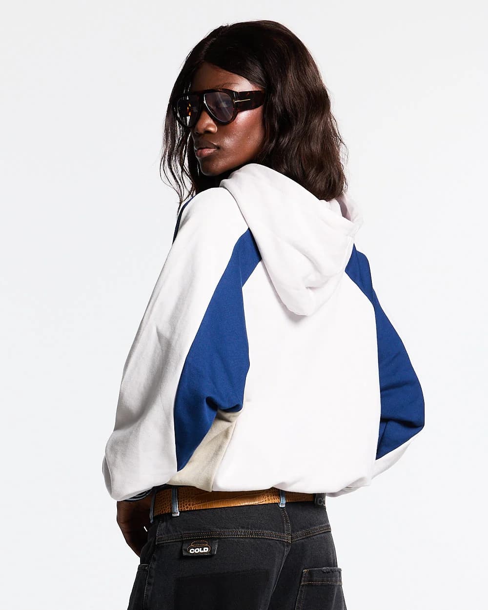 COWBOY VARSITY HOODIE WHITE/BLUE 6