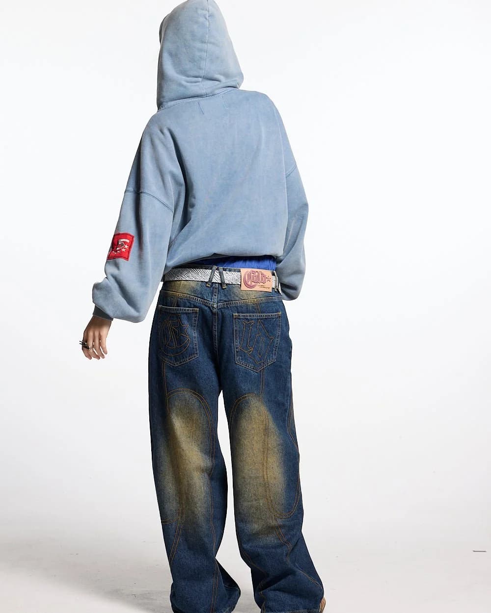 WALKER ZIP HOODIE WASHED INDIGO 6